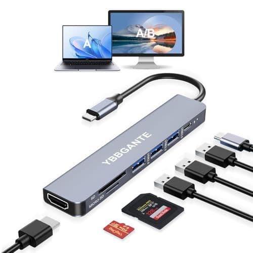 7-in-1 USB-C Multiport Hub (4K HDMI, 100W PD)